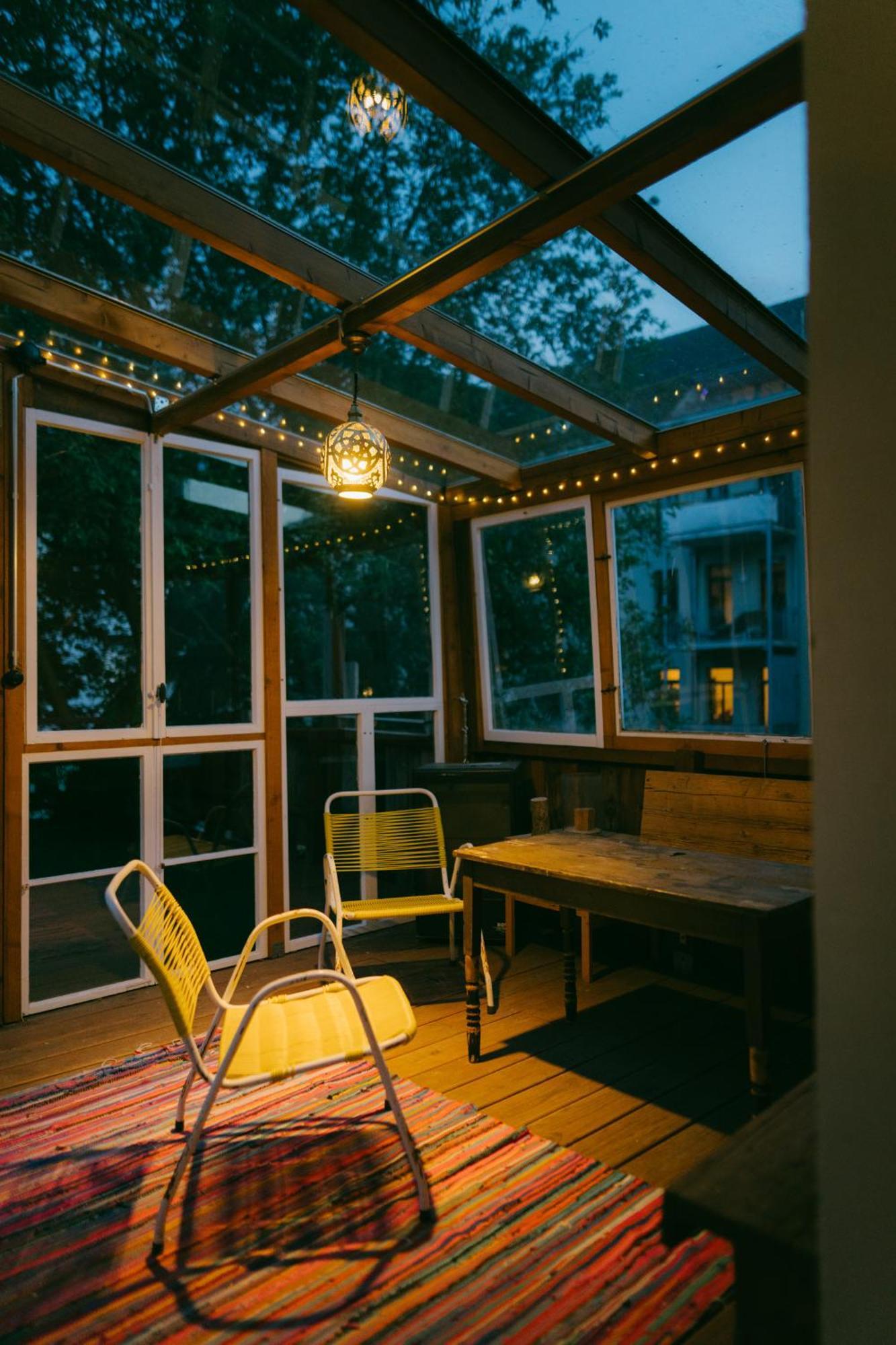 The Upholstery Tinyhouse Deluxe Eco Chalet Kreativ Citynah ケムニッツ エクステリア 写真