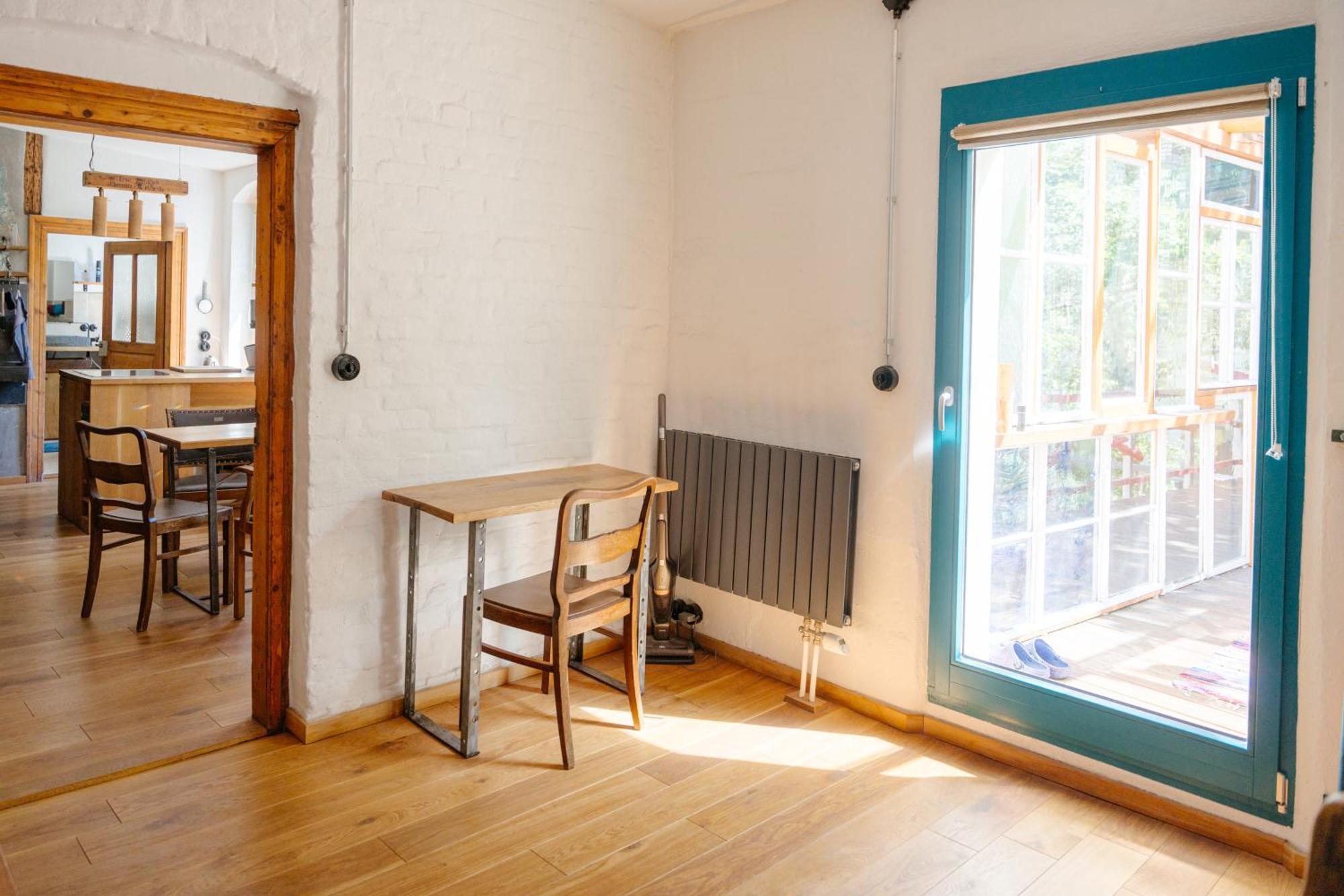 The Upholstery Tinyhouse Deluxe Eco Chalet Kreativ Citynah ケムニッツ エクステリア 写真